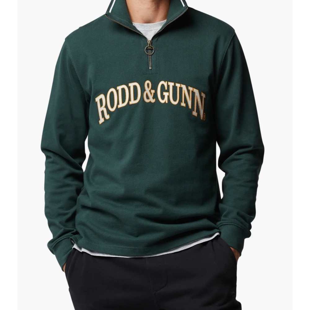 Rodd & Gunn Forest Green Logo Pullover